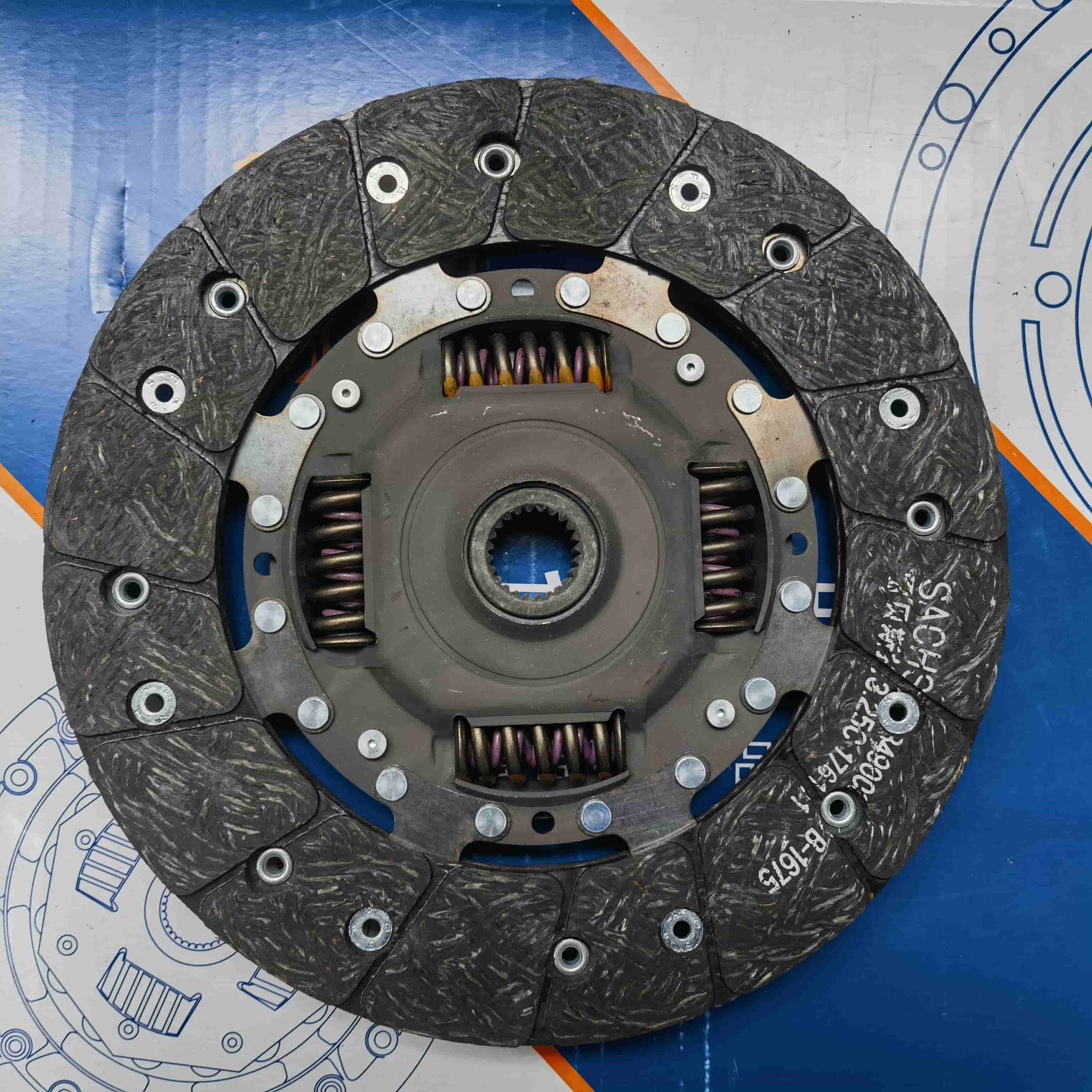 SGM D15(2) Clutch Disc (B1675)