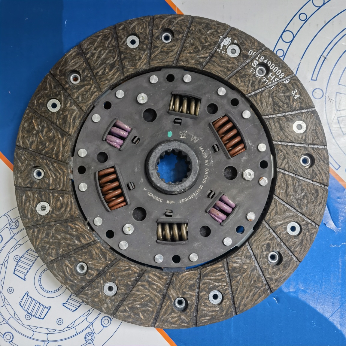 Jeep Grand cherokee with six springs Clutch Disc (Allways057)